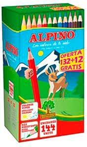 Alpino C0131144 - Pack de 144 lápices: Amazon.es: Oficina y papelería