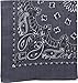 ARMYU Classic Trainmen Paisley Bandanas, Military Army Head Scarf Do-rag Cotton Bandanna (Charcoal Grey - 27