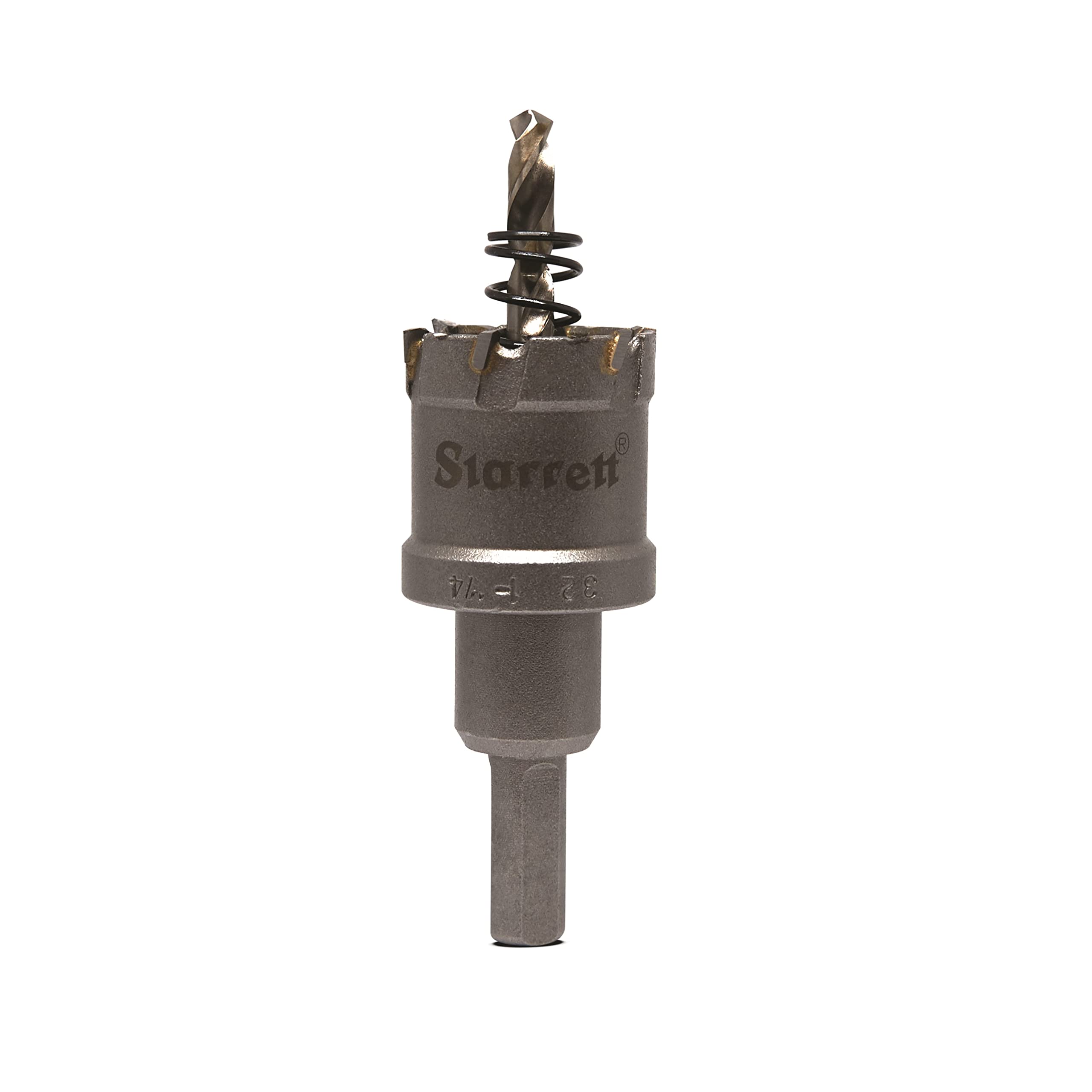 Starrett Carbide Tipped Hole Saw - CTD32 TCT Deep Cut Holesaw Cutter - For Metal Stainless Steel Iron Aluminium - 32mm