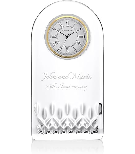 Amazon.com: Waterford Lismore Clock, 4.5