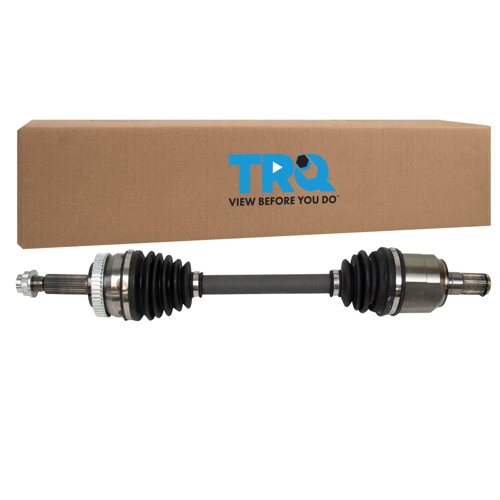 Photo 1 of TRQ Front Left CV Axle Shaft Assembly Driver Side Neoprene Boots Compatible with 2011-2015 Hyundai Sonata 2011-2016 Kia Optima Hybrid