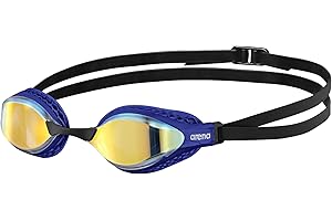 ARENA Unisex Adult Air-Speed Anti-Fog Racing Swim Goggles for Men and Women Air Seals Technology for Superior Comfort