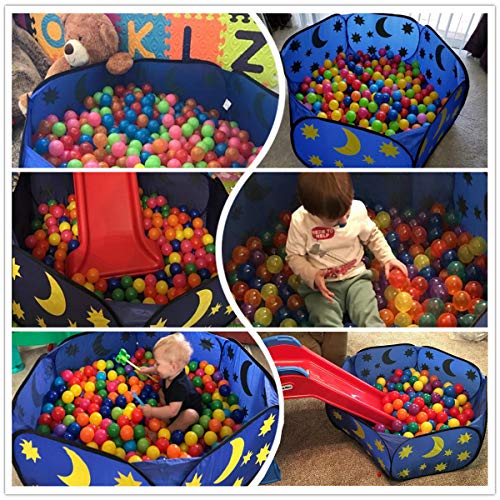 Spacious Kids Ball Pit,Portable Toddlers Play Pit for Preschooler