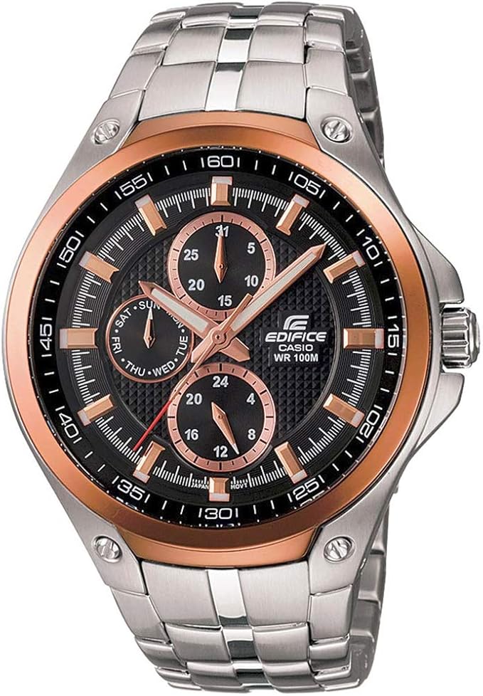 edifice casio wr100m gold price