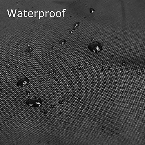 VVHOOY Waterproof Lawn Tractor Mower Cover,54inch 210D Oxford Heavy Duty Riding Lawn Cover,Universal Fit for Toro, Craftsman, Honda, Husqvarna, John Deere,Cub Cadet, Greenworks Lawn Mower and More