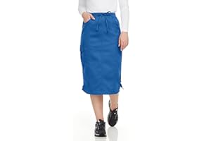 MediChic Women's Stretch Scrub Skirt - 5-Pocket, Comfortable & Durable Workwear Skirt for Healthcare, Medical Nursing