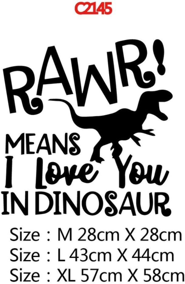 Wall Sticker Home Decoration 58Cm*57Cm Colorful Dinosaur Vinyl Kitchen