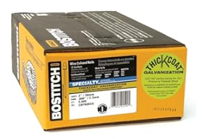 Stanley Bostitch C6P90BDG Thickcoat Round Head 2-Inch by .092-Inch 15 Degree Coil Framing Nail, 3,600 per Box