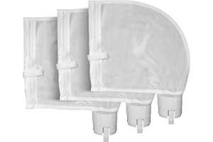 Chuanke Pool Cleaner Replacement Filter Bag Fits for Polaris 360 and 380 Pool Cleaner All Purpose Bags (3 Pack, 360 Zipper Closure Bag)