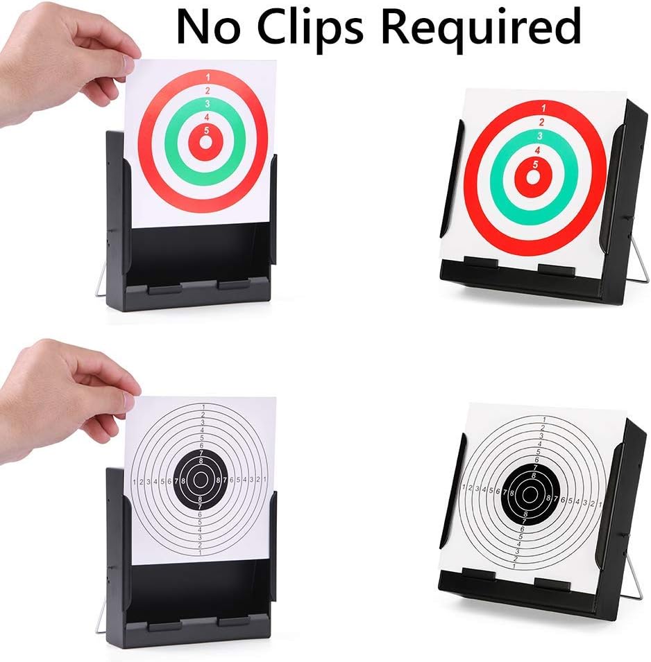 GearOZ Airsoft Pellet Trap Catcher and Airsoft Target Papers Black and White : Sports & Outdoors