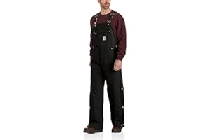 Carhartt Men's Loose Fit Firm Duck Insulated Bib Overall