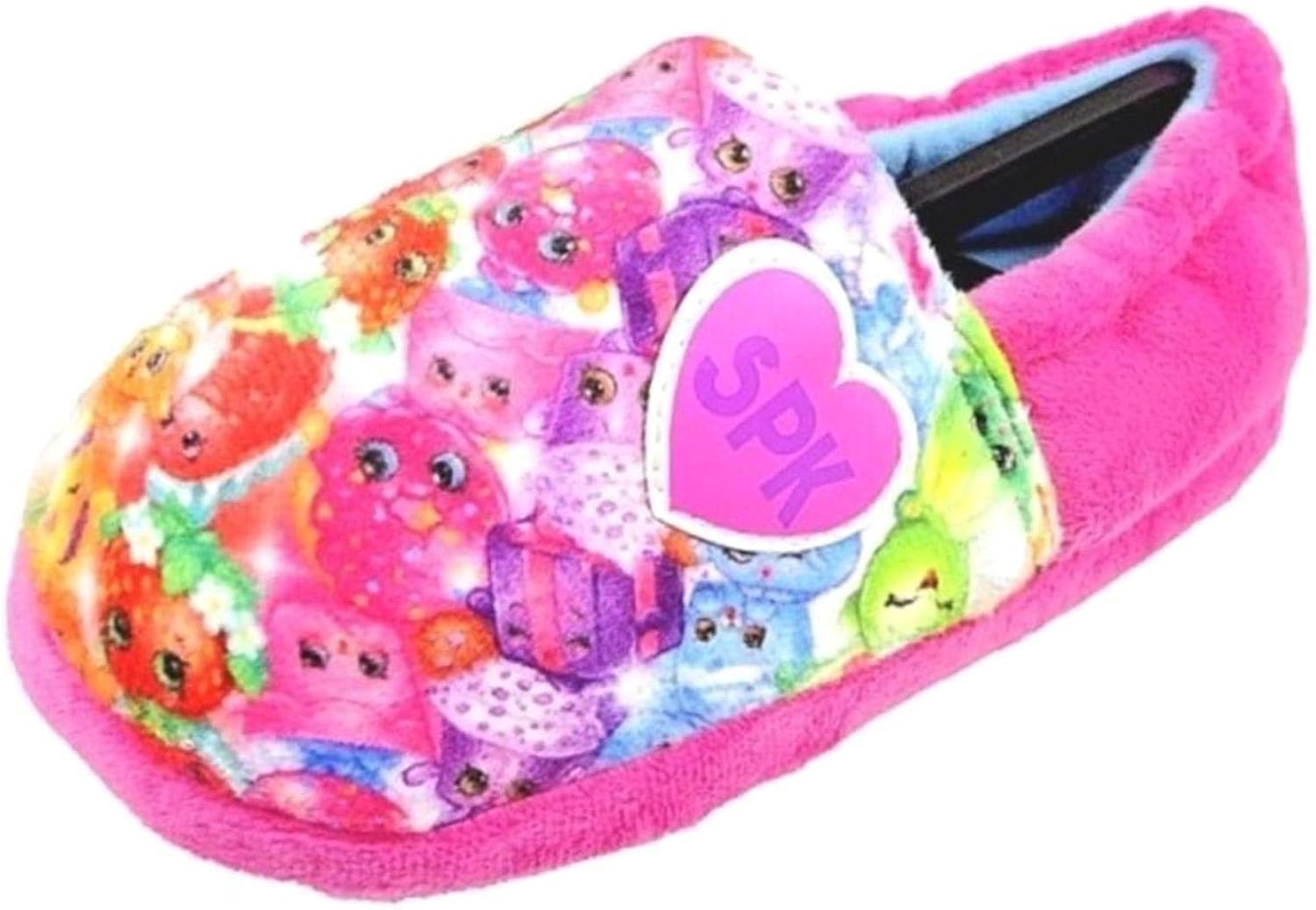 Shopkins Girls Pink Elasticated Slip On Slipper UK Child Various Sizes