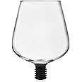 Godinger ChugMate Wine Glass Topper, Goblet to Drink Straight from The Bottle, The Original, 1 Count (Pack of 1), Clear