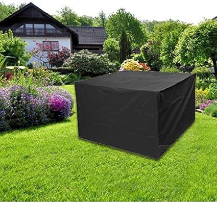 Nbd Housse Bâche De Protection En Oxford De 210d étanche Rectangulaire Pour Mobilier De Jardin Housse Couverture Résistante Aux Intempéries Et Aux