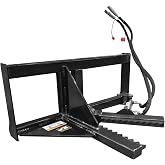 Skid steer loader Tree Puller 8" Tree Puller Tree Removal, 3000 PSI Hydraulic Cylinder Skid Steer Attachments for Gardening, Forestry, Farm or Land