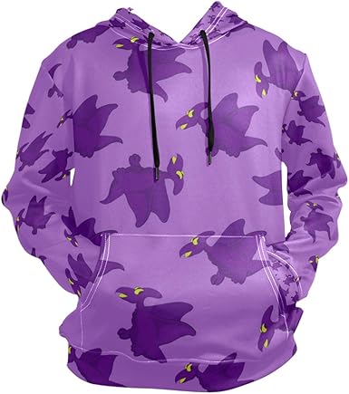 sudadera morada hombre