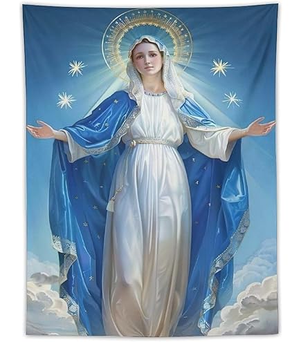 Amazon.com: HVEST Blessed Virgin Mary Mother of God Wall Art