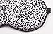 Amily Silk Eye Mask Super Soft Cat Eyelashes Pattern Eye Mask Silk Sleeping Mask Eyeshade (Pink Leopard Print)thumb 3