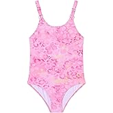 Ewbob Girls One Piece Swimsuit Quick Dry Swimwear Swimming Beach Bathing Suit for 5-14 Years