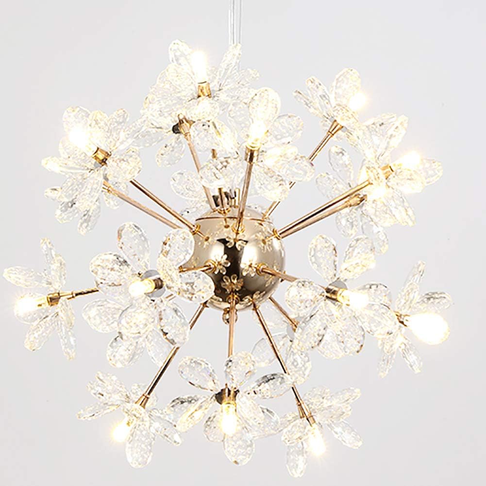 18 light starburst chandelier