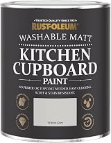 Rust-Oleum Kitchen Cupboard Paint Grey Matt Winter Grey 750ml view 6