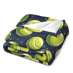 Tennis Throw Ball Sports Print Blankets Gifts Couch