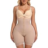 Voxshe Women’s Fajas Colombianas Postpartum Support Compression Body Shaper with Tummy Control Shapewear Bodysuit SW01
