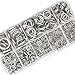 Sutemribor 304 Stainless Steel Spring Lock Washer Assortment Set 600 Pieces, 9 Sizes - M2 M2.5 M3 M4 M5 M6 M8 M10 M12