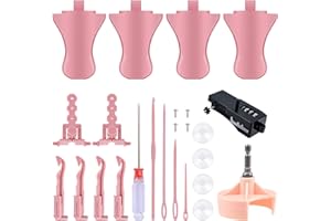 VAIPI Knitting Machines Adapter Set of 25 Knitting Machine Accessories Include Knitting Tensioner Digital Counter Drill Attachment and Knit Hook Kit for Sentro 22, Sentro 40 and Sentro 48 & Jamit Loom