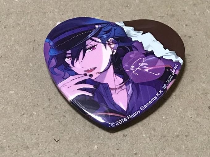 Amazon 一番カフェ あんさんぶるスターズ 胸きゅん ショコラパーティー Part1 ハート缶バッジ 朔間零 あんスタ 缶バッジ アニメ 萌えグッズ 通販