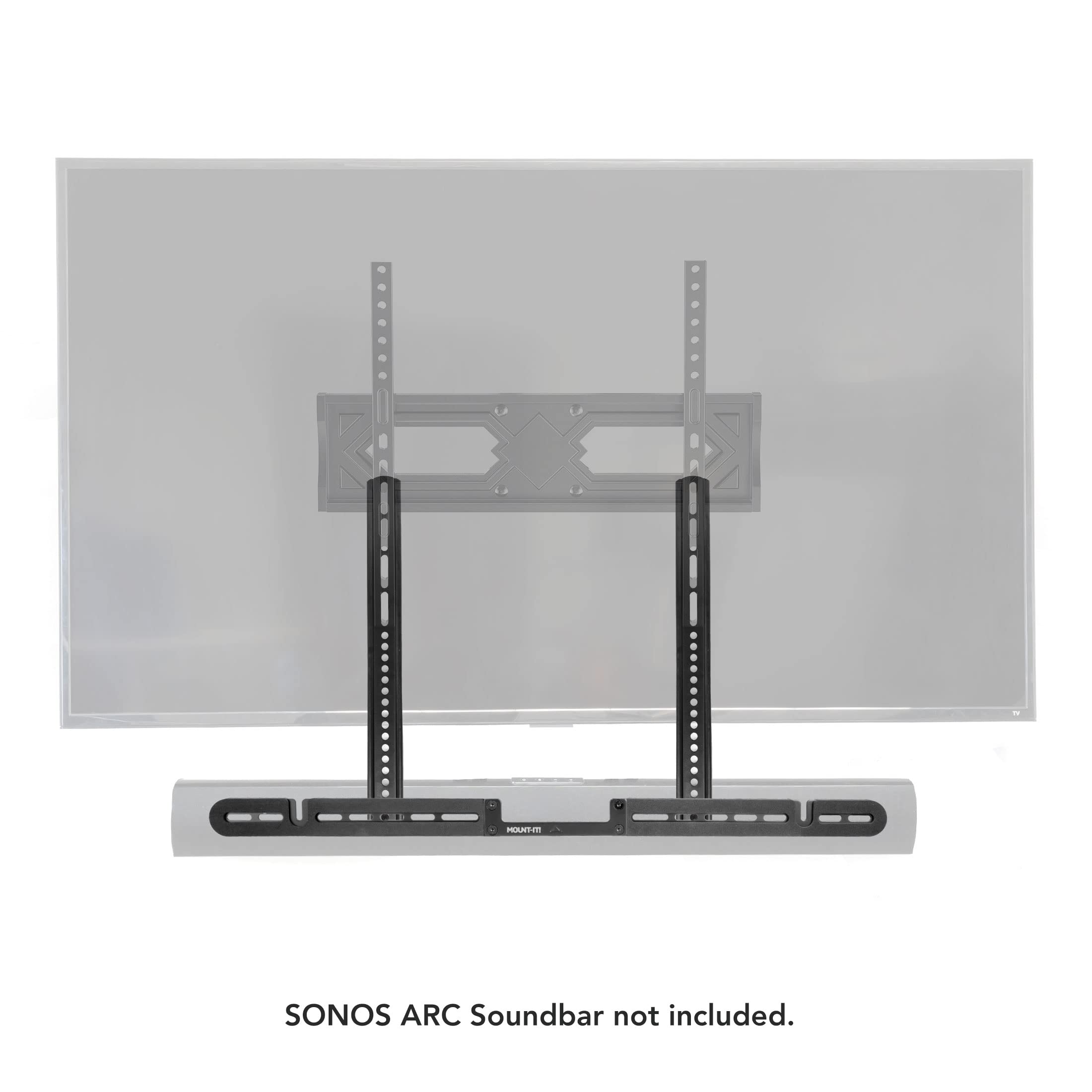 Mount-It! TV Speaker Bracket Compatible with Sonos Arc Soundbars | Soundbar Mount for TV to Achieve Directional Sound All Around, Designed for Compatibility with Sonos Arc