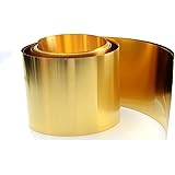 Lamiera Di Ottone In Rotolo 0.1mm X 300mm X 1000mm | Per Fai Da Te, Artigianato E Decorazione - Foto 5