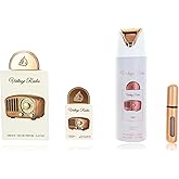Lattafa Pride Vintage Radio 3-Piece Gift Sets – Long Lasting Arabian Perfume For Men – Eau De Parfum & Perfumed Spray – Perfume Men With Amber, Smoky Woods & Vanilla Notes - Premium Gift Box