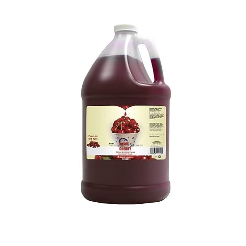 Snow Cone Supplies | Sno-Treat Flavors Cherry - Gold Medal #1223