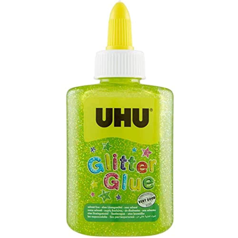 UHU Glitter Glue Bottle 88.5 ml Green
