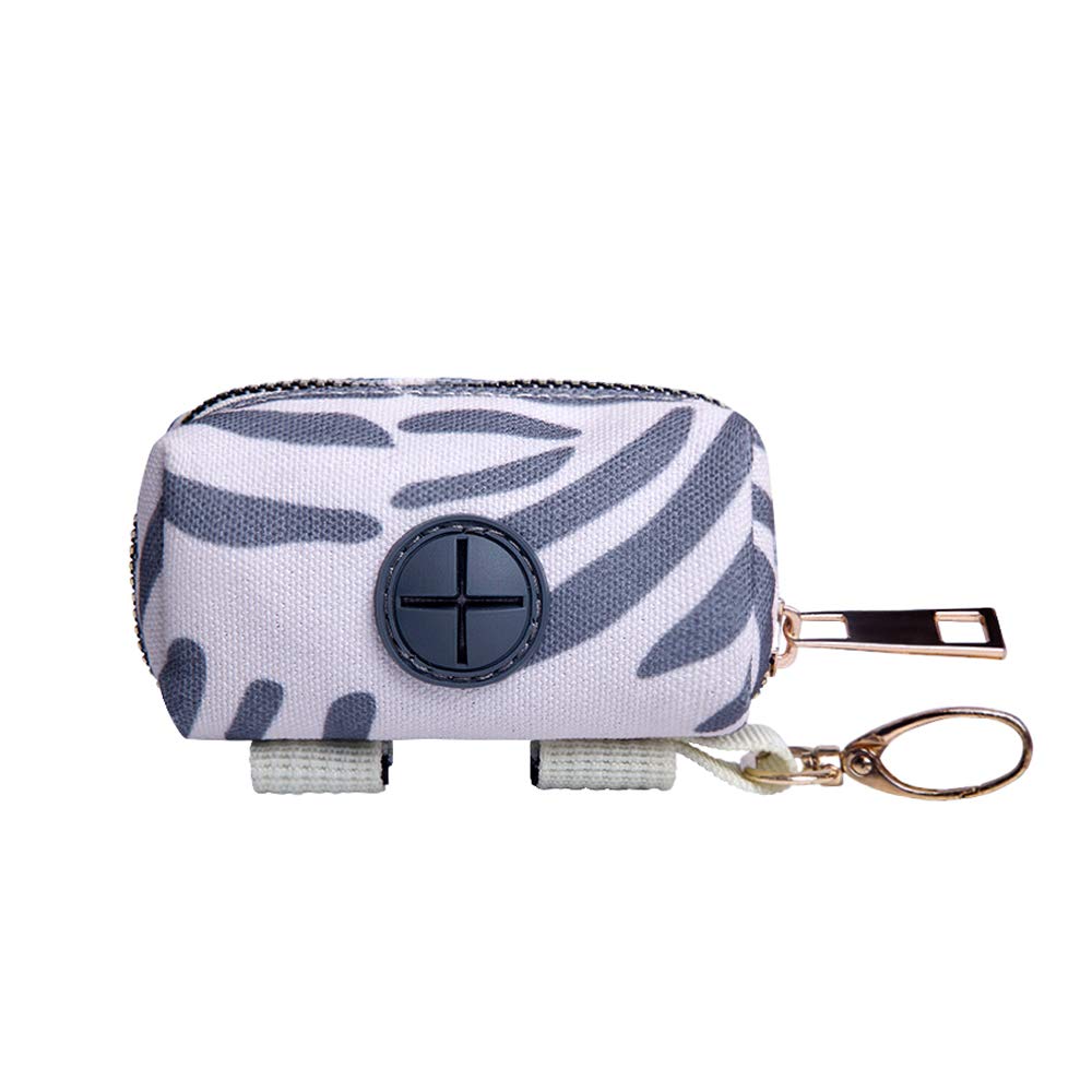 Hesheng Dog Poop Bag Holder,Pet Waste Bag Dispenser Durable,Portable,Metal Zipper Suitable For Any Leash