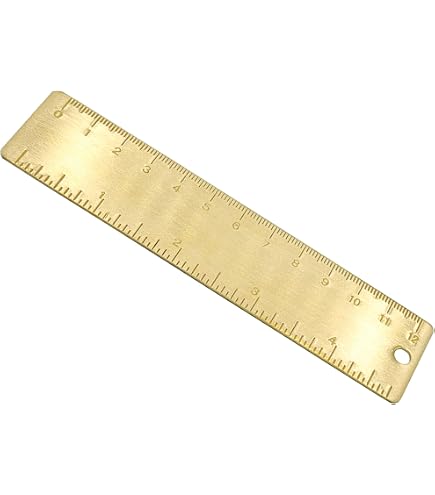 Steel Ruler Set Centimeter Metric Mm Measuring Tools 3-Piece Metal ...