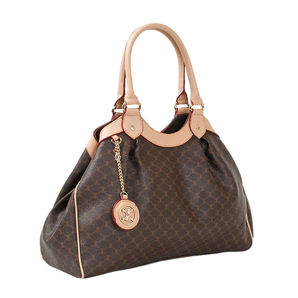 Leather Accents Tote Handbag (beige) Amazon.co.uk Luggage
