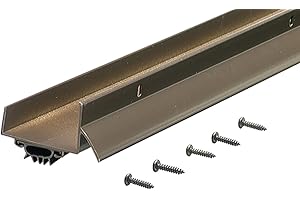 M-D Building Products 69562 48 in. Bronze Aluminum U-Shape Commercial Screw-on Under Door Seal