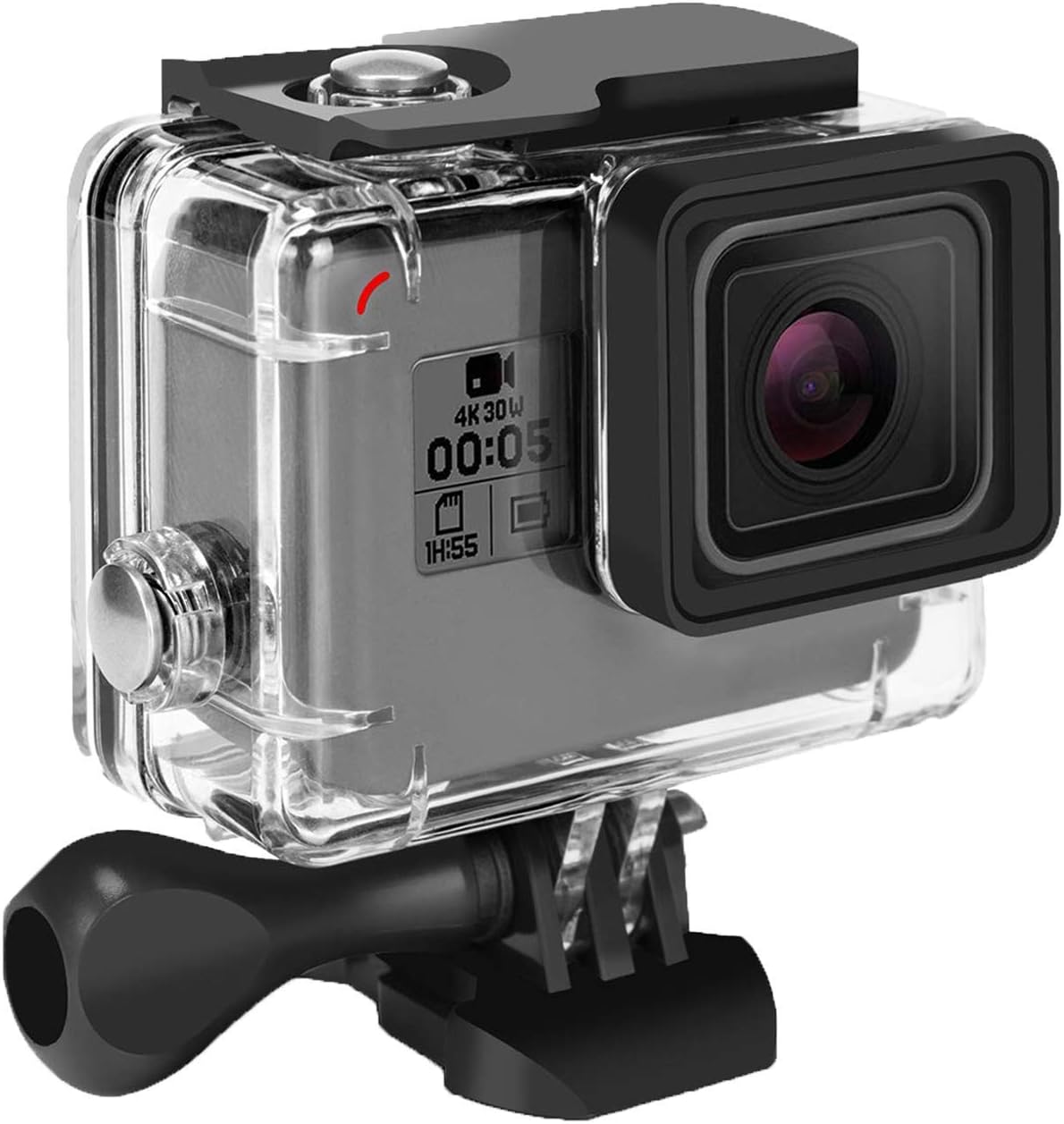 Waterproof Case for GoPro Hero 7 Black Hero 6 Hero 5 Hero 2018 45M Rhodesy Underwater Housing with Bracket Accessories for GoPro Hero7 Hero6 Hero5 Hero Action Camera