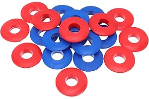 JECOMPRIS 20pcs Air Brake Gaskets for Semi Truck Trailer Hose Repair Kit Rubber Seals with Elastic Fittings