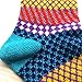 Justay 5 Pairs Wool Socks for Women - Winter Thick Boot Cozy Crew Vintage Soft Calf Knit Warm Socks Gifts