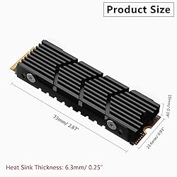 Awxlumv M.2 Heatsink NVMe SSD PS5 Heat Sink