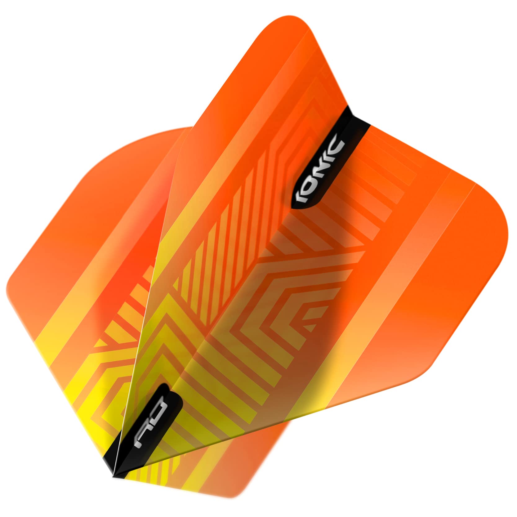 RED DRAGON Hardcore Ionic Orange Dart Flights - 3 sets Per Pack (9 Dart Flights in total)