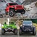 Flush Mount LED Light Bar YITAMOTOR 2Pcs 80W 5Inch LED Work Light Triple Row LED Light Pods Offroad Light Pods Spot Flood Combo Driving Fog Light for Truck Boat Golf cart ATV SUV with Paper Model