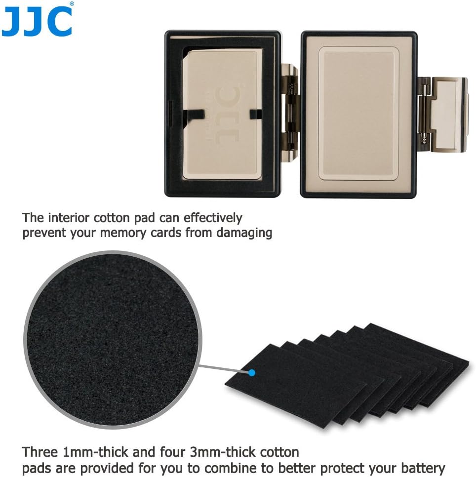 JJC Multi-Function Battery and Memory Card Case fits 1 x Battery and 2 x SD/SDHC Cards, 1 x Universal Case (Fits SD Cards) - Image 4
