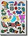 Jazzstick 210 Glitter Bird, Bug, Worm, Dog, Snake & Animal Decorative Sticker 10 Sheets (VST09A01)