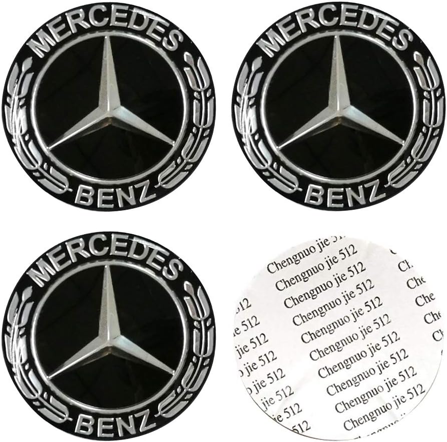 DIYcarhome 4PCS 65mm/2.56inch Auto Car Sticker Wheel Center Hub Cap