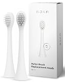 Boka Kids Sonic Electric Toothbrush - Rechargeable Sonic Powered Toothbrush - Food Grade Silicone Bristles for Deep Cleaning - Dentist Recommended Oral Care - 2pk Replacement Heads Only