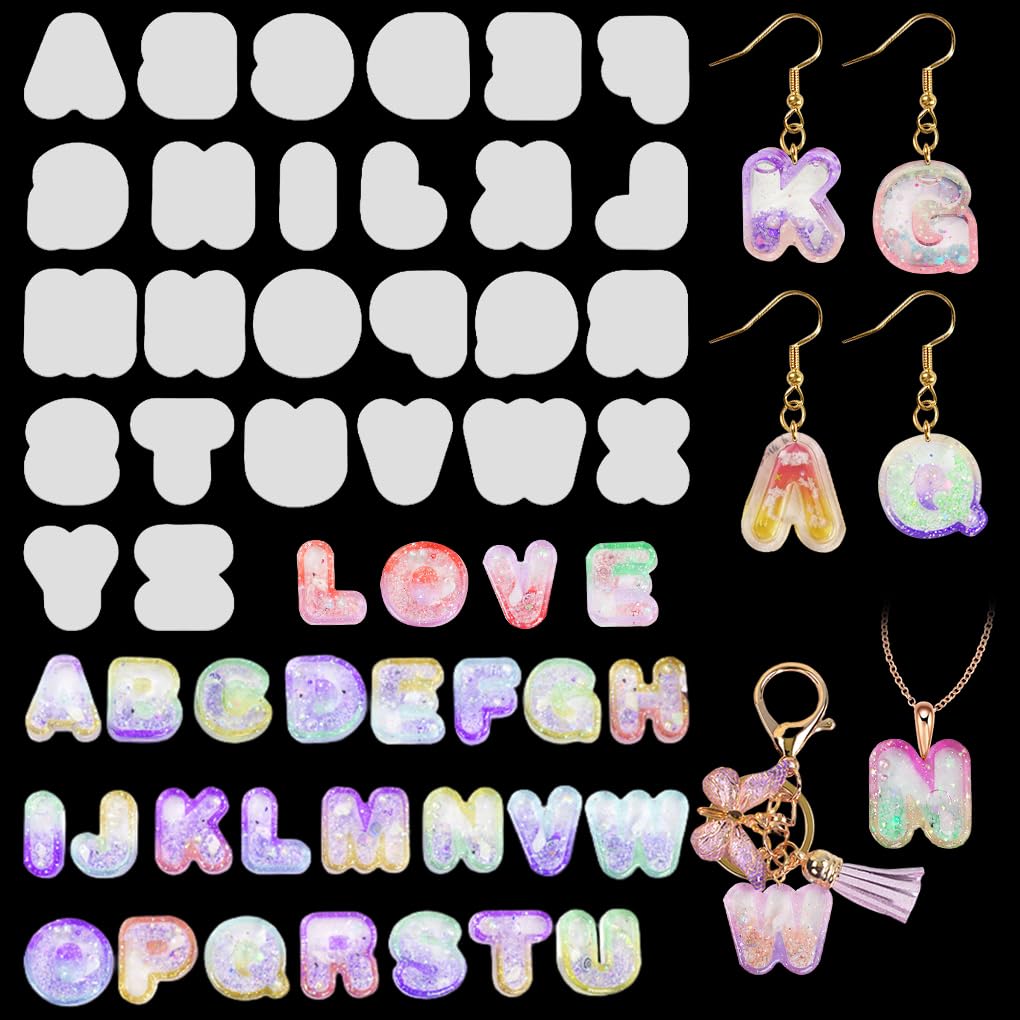 FineInno 260 PCS Transparent Sealing Film Resin Shaker Films Plastic Sealing Protective Films Quicksand PVC Stencil Sheet DIY Jewellery Pendant Crafts